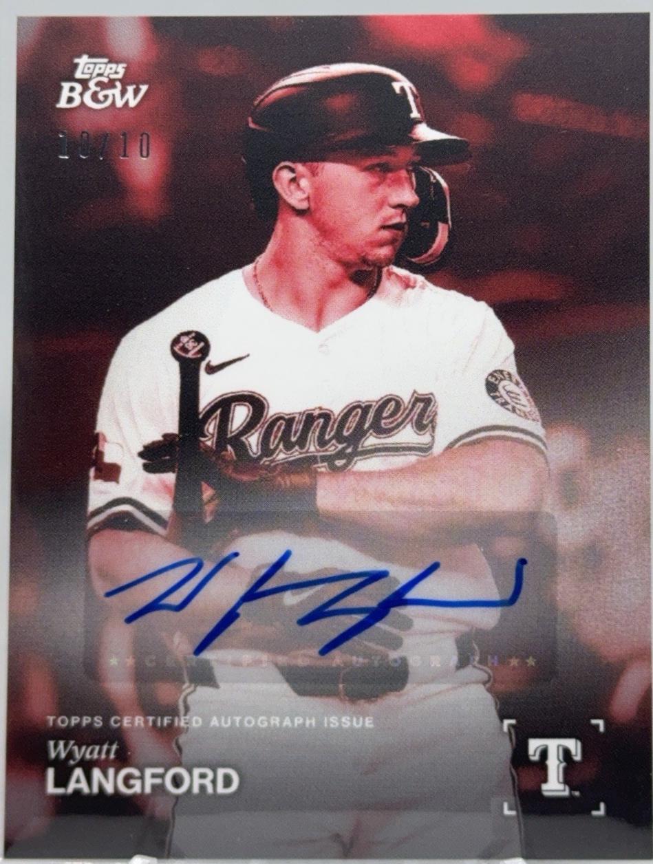 Wyatt Langford [Red Autograph] #54