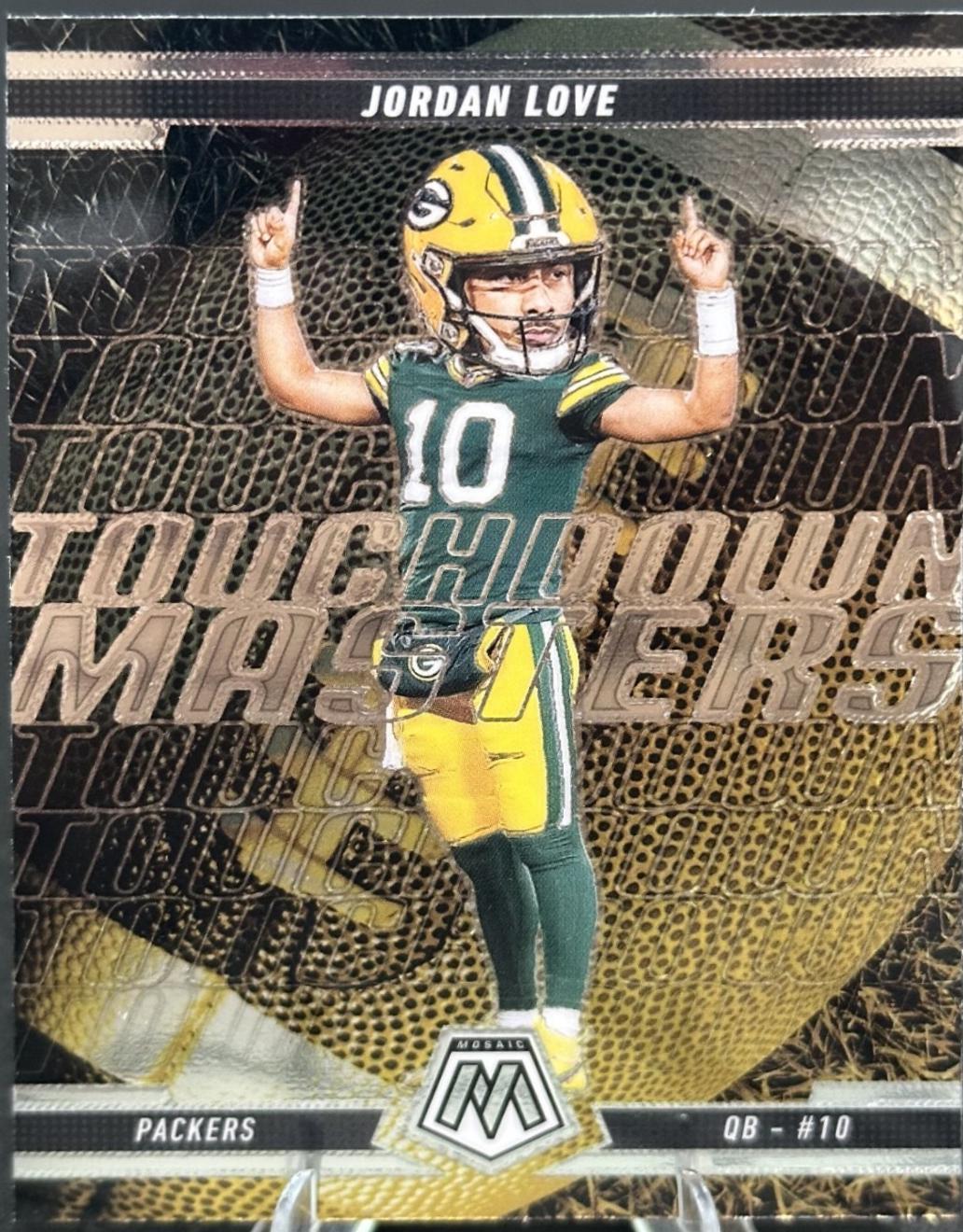 Jordan Love #15 Prices | 2025 Panini Mosaic Touchdown Masters