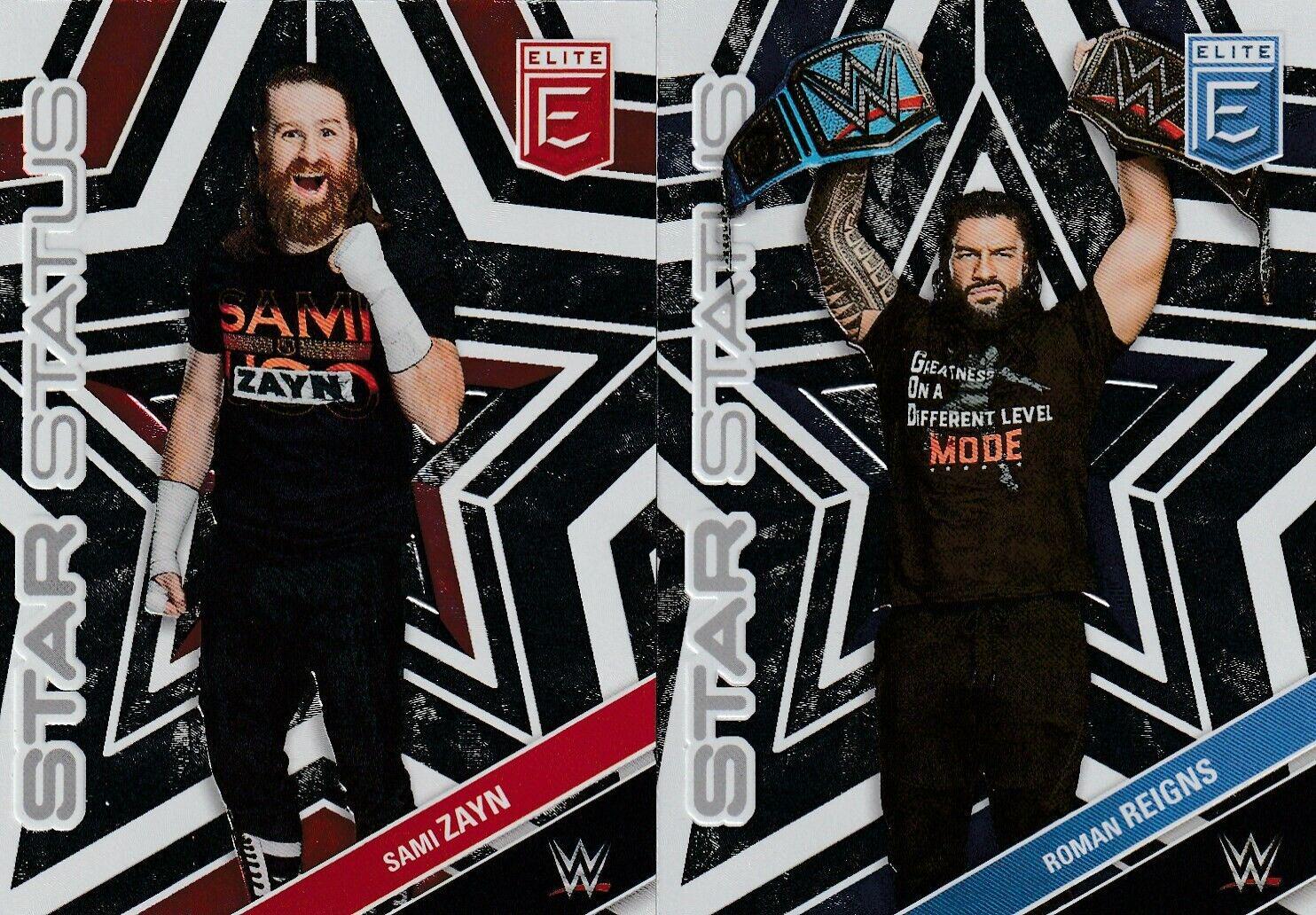 Roman Reigns #8 Wrestling Cards 2023 Donruss Elite WWE Star Status