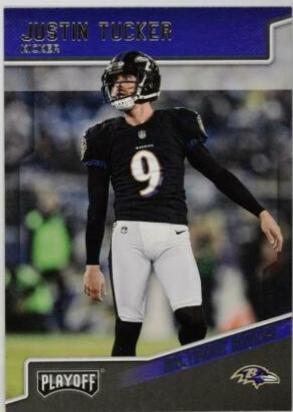 Justin Tucker #19 Football Cards 2018 Panini Playoff