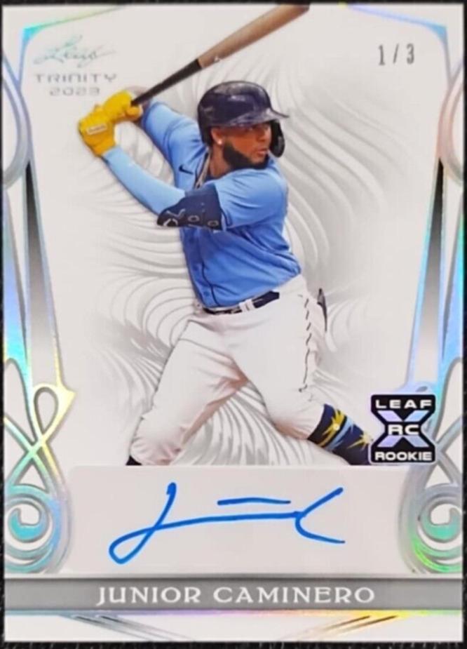 Junior Caminero [Platinum] #BA-JC4 Prices | 2023 Leaf