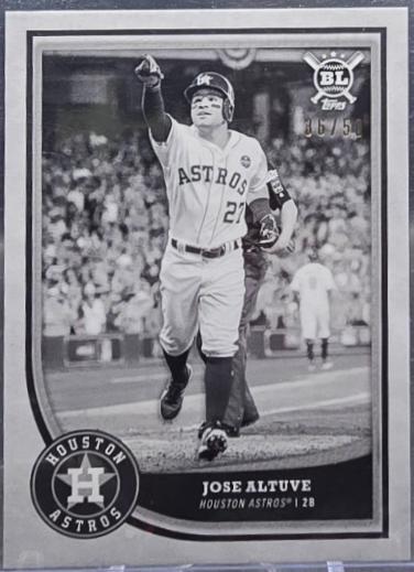 Jose Altuve [Umpire Behind Altuve Black & White] #104