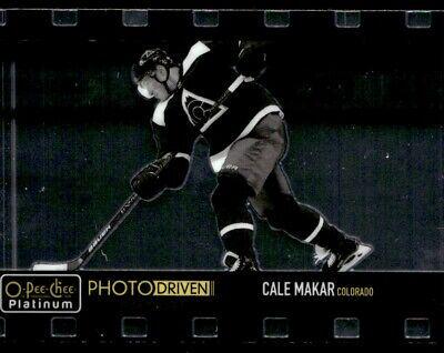 Cale Makar #PD-18 Hockey Cards 2021 O-Pee-Chee Platinum 2020 Update Photo Driven Rainbow Autograph
