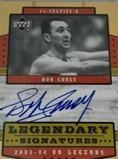 Bob Cousy Legendary Signatures
