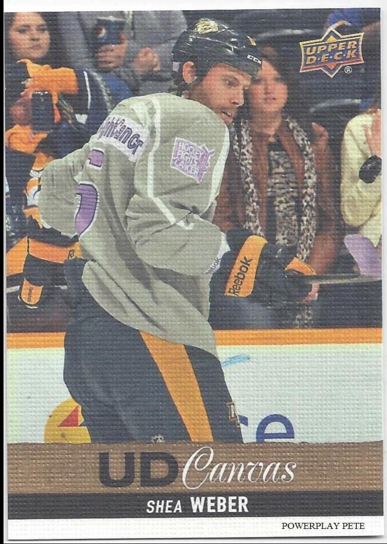 Shea Weber #C169 Hockey Cards 2013 Upper Deck Canvas