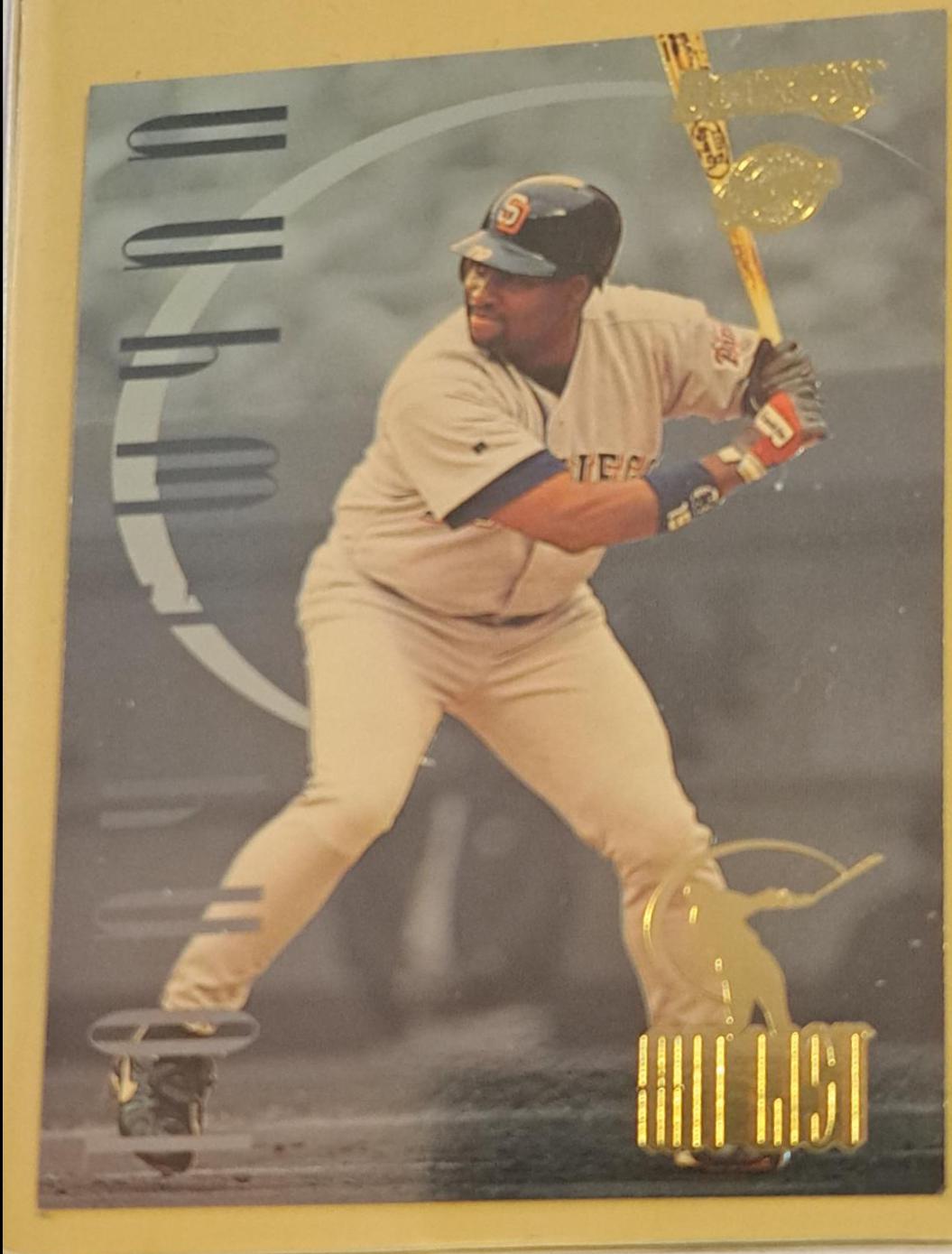 Tony Gwynn #1 of 16 Baseball Cards 1996 Panini Donruss Hit List