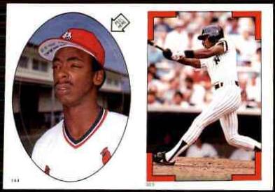 Willie Randolph, Willie McGee Baseball Cards 1986 O Pee Chee Stickers