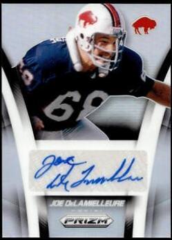 Joe DeLamielleure #FBA-JDE Football Cards 2024 Panini Prizm Flashback Autograph