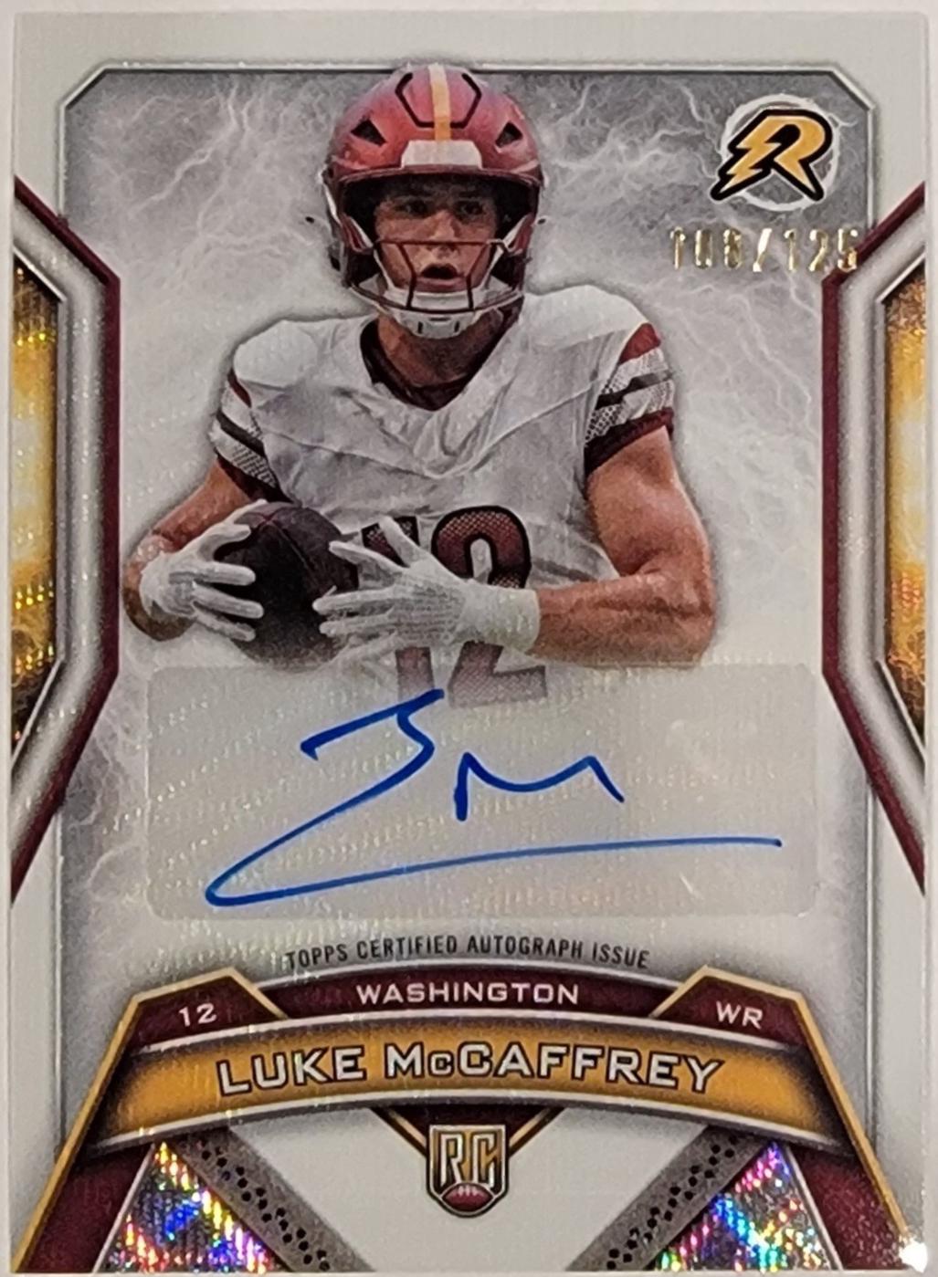 Luke McCaffrey [White Surge] #RRS-LMC