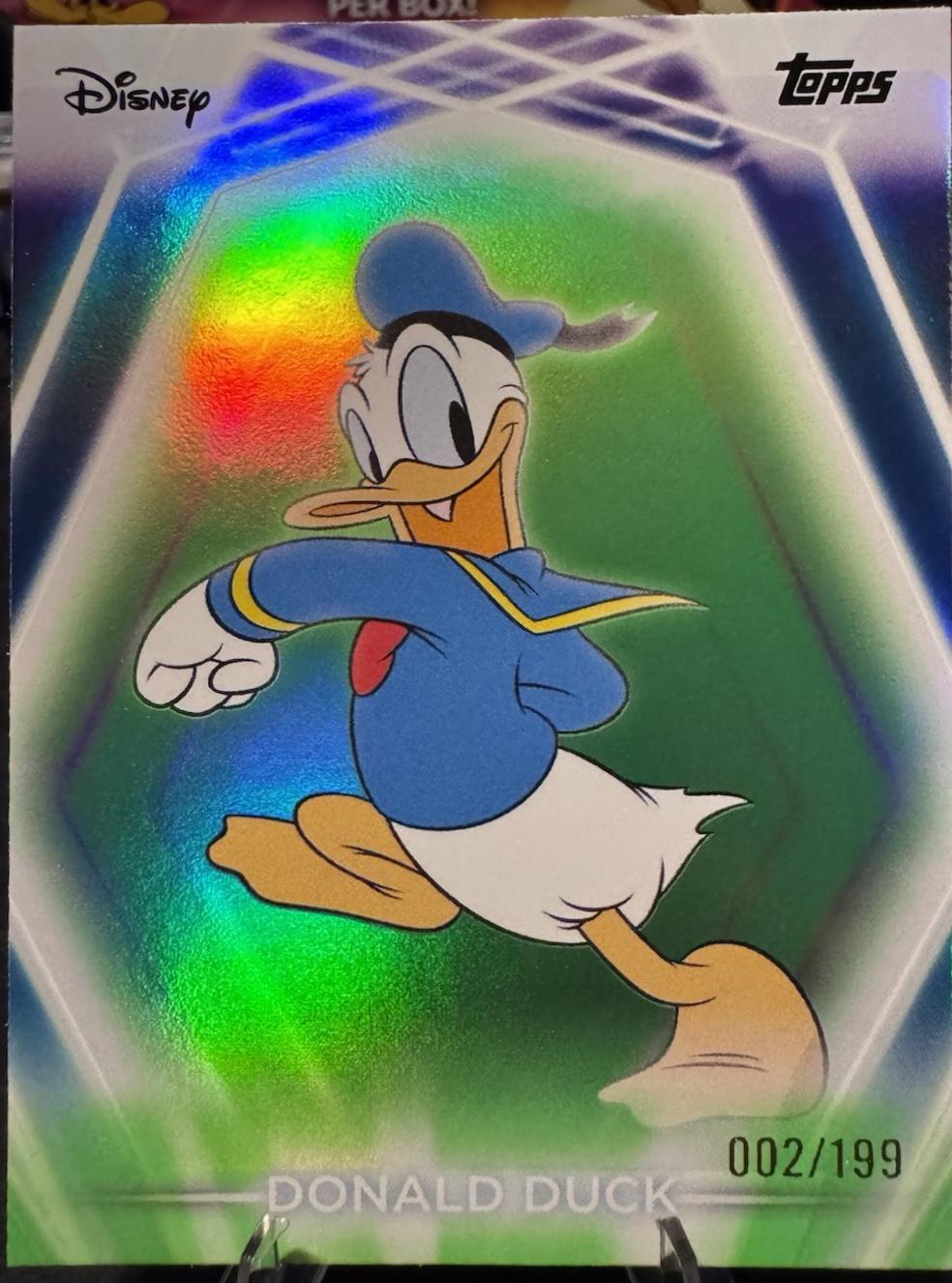 Donald Duck [Green] #196 Prices | 2026 Topps Disney Neon