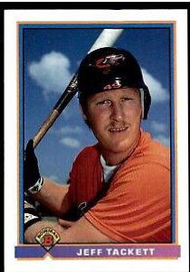 Jeff Tackett #106 Baseball Cards 1991 Bowman