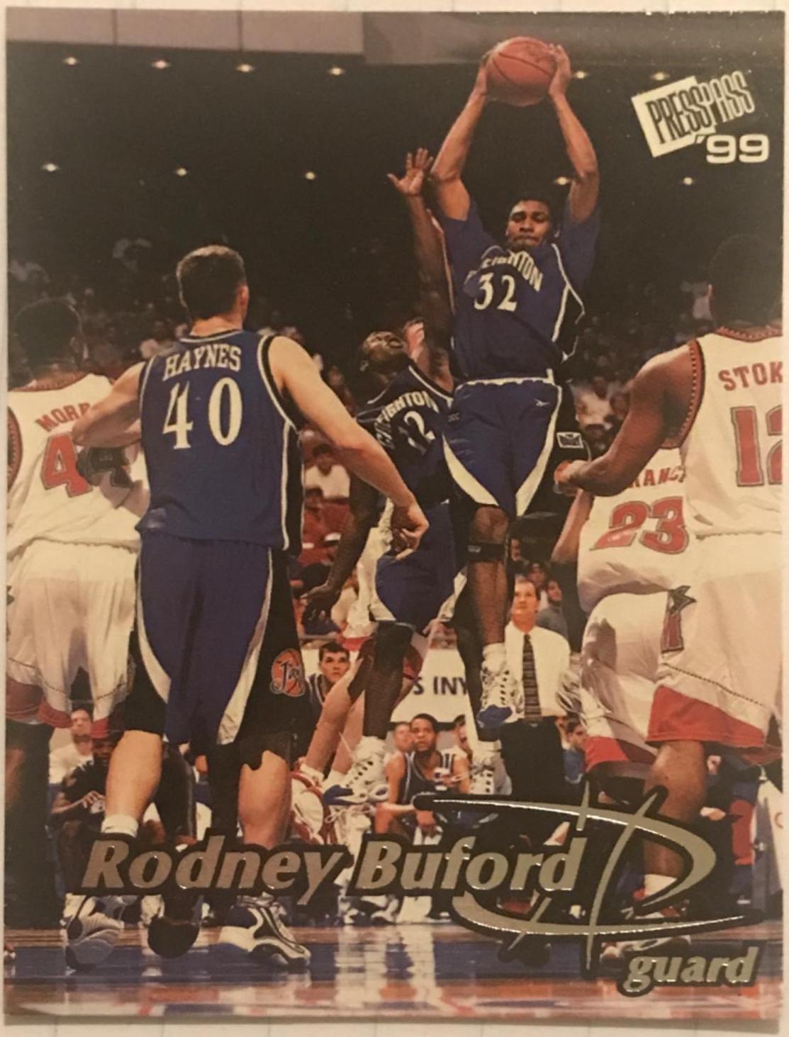 Rodney Buford #37 Basketball Cards 1999 Press Pass