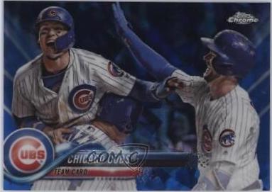 Chicago Cubs #399 2018 Topps Chrome Sapphire Baseball
