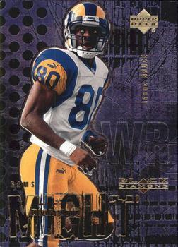 Isaac Bruce #DM10 Football Cards 2000 Upper Deck Black Diamond Might