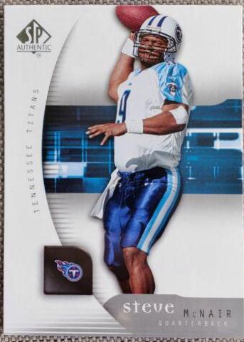 Steve McNair #85 2005 Sp Authentic Football