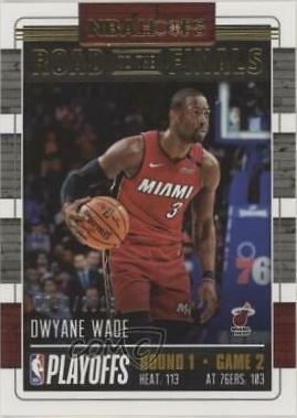 Dwyane Wade #9 Basketball Cards 2018 Panini Hoops Road to the Finals
