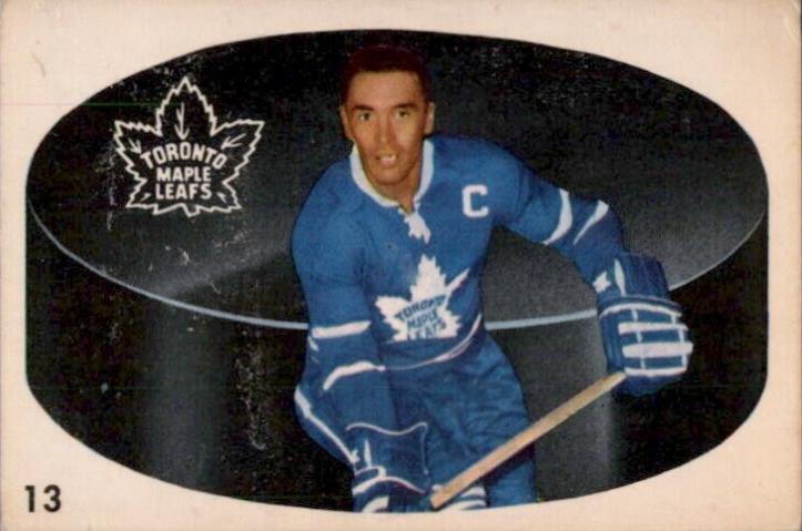 George Armstrong #13 Hockey Cards 1962 Parkhurst