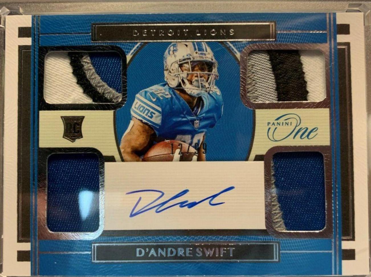 D'Andre Swift [Quad Patch Autograph] #77