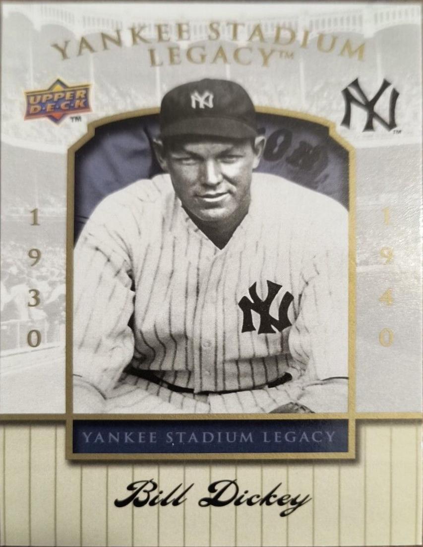 Bill Dickey #11 Baseball Cards 2008 Upper Deck Yankee Stadium Legacy