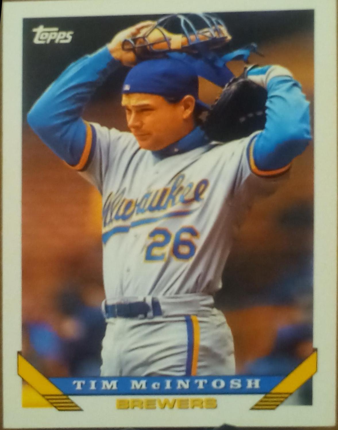 Tim McIntosh #234 Baseball Cards 1993 Topps