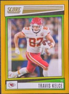 Travis Kelce #115 2022 Panini Score Football