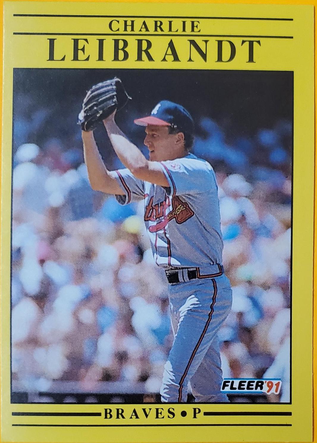 Charlie Leibrandt #695 Baseball Cards 1991 Fleer