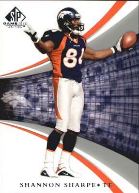 Shannon Sharpe #31 2004 Sp Game Used Football