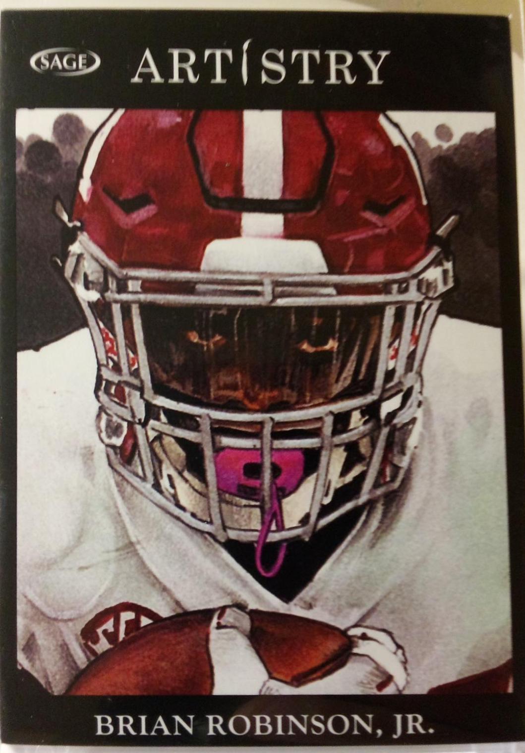 Bijan Robinson Jr #105 2022 Sage Artistry Football