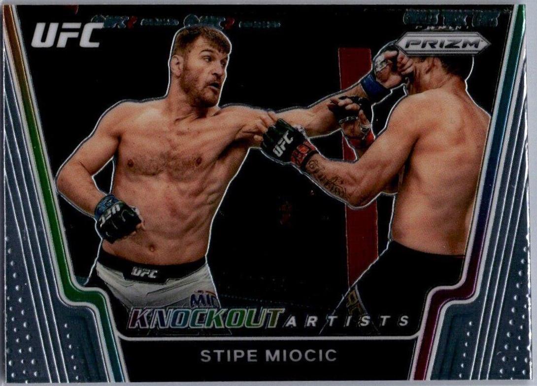 Stipe Miocic #7 Ufc Cards 2021 Panini Prizm UFC Knockout Artists