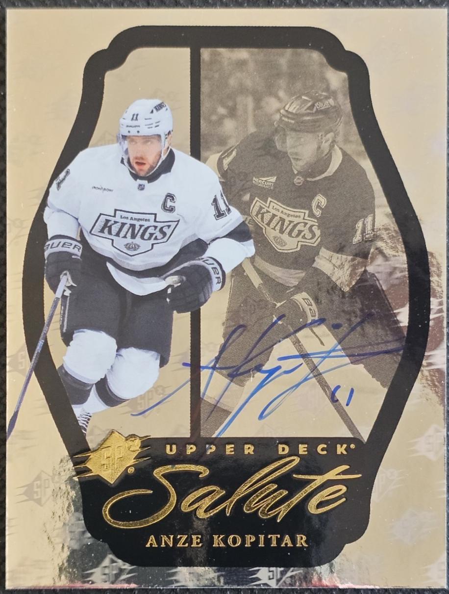 Anze Kopitar #S-AK 2025 Spx Salute Autograph Hockey