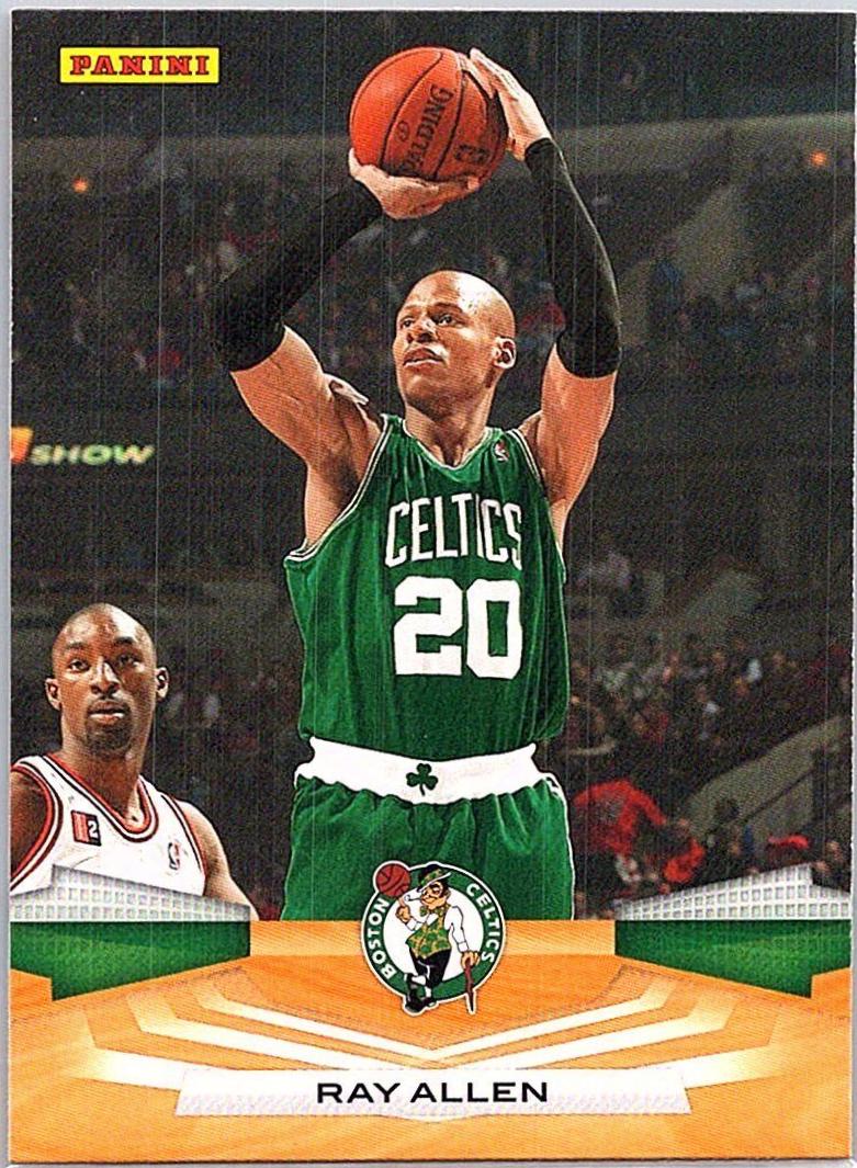 Ray Allen #9 Basketball Cards 2009 Panini