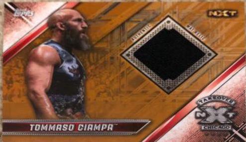 Tommaso Ciampa #DMR-TC Wrestling Cards 2019 Topps WWE RAW Mat Relics
