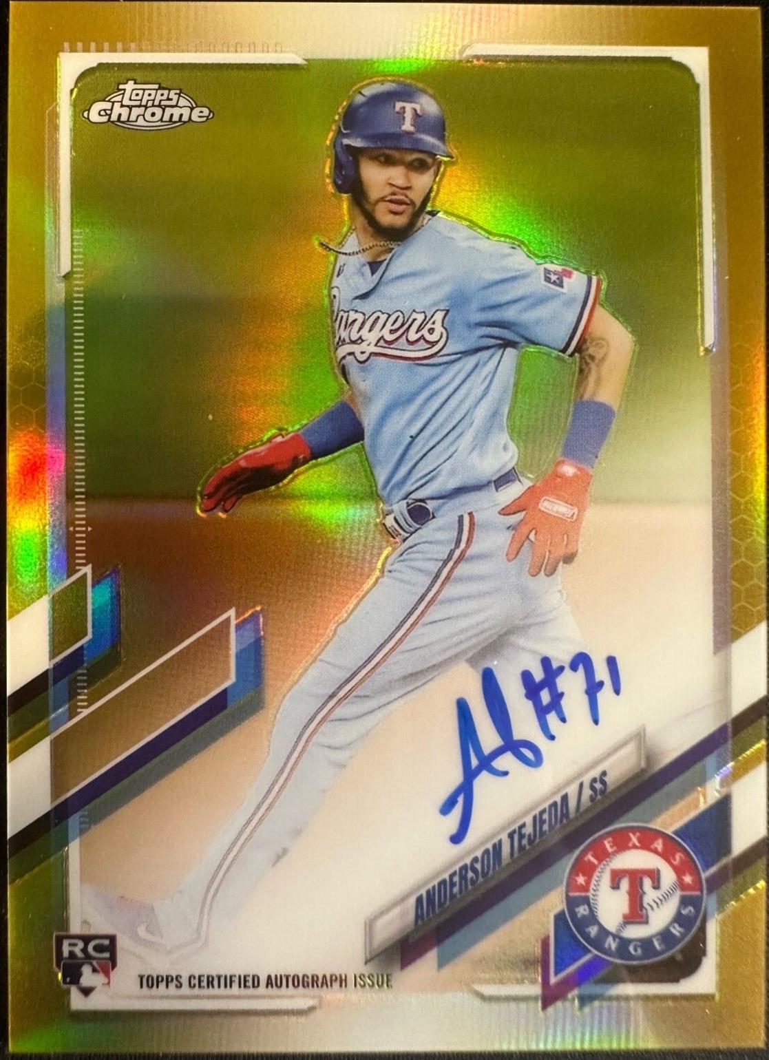 Anderson Tejeda [Gold Refractor] #RA-AT