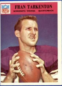 Fran Tarkenton #114 Football Cards 1966 Philadelphia