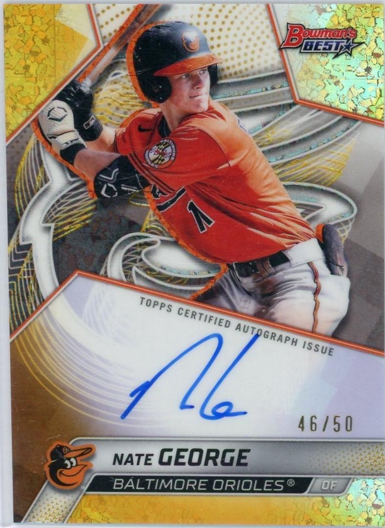 Nate George [Gold Mini-Diamond Refractor] #B25-NG