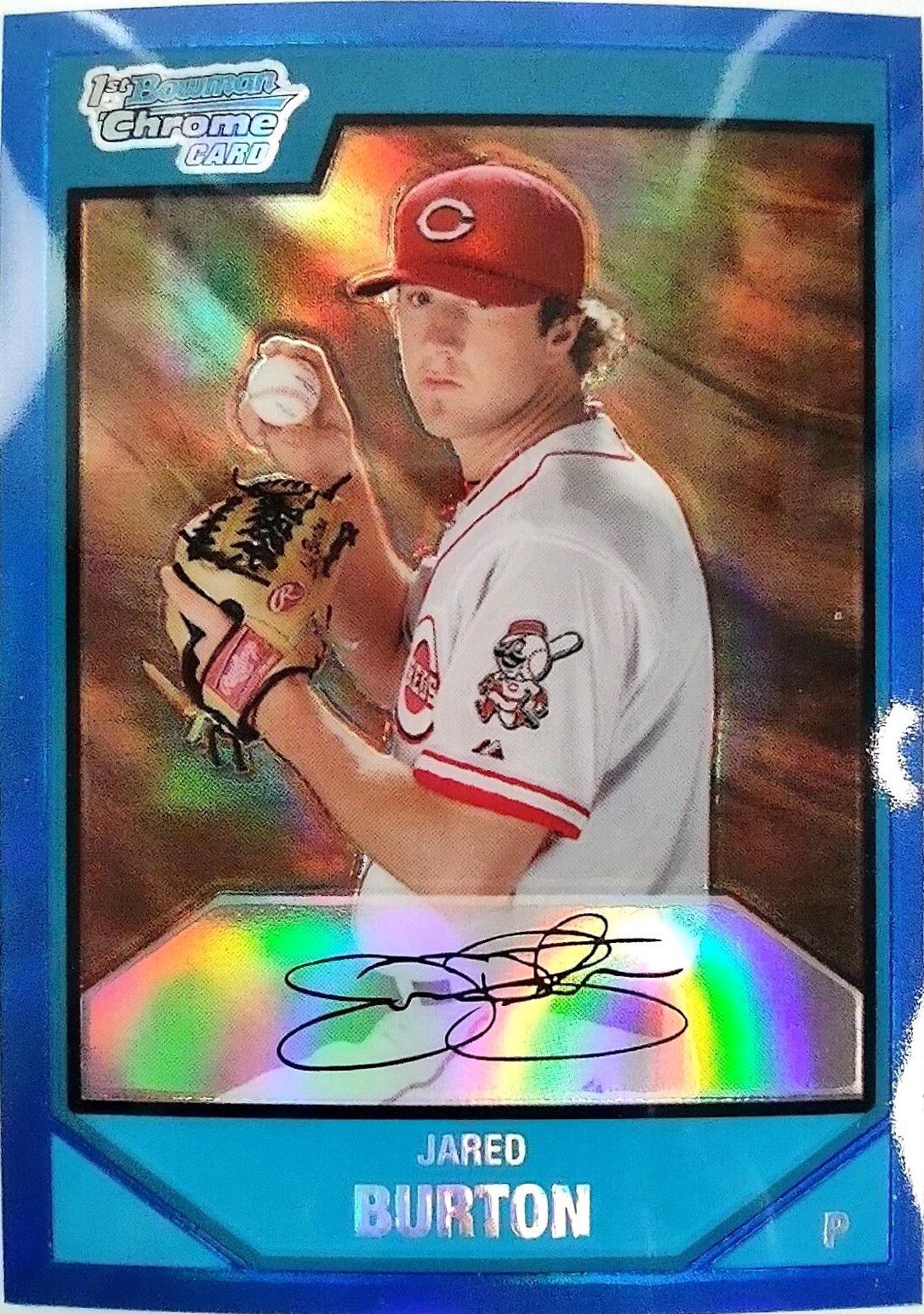 Jared Burton #BC101 Baseball Cards 2007 Bowman Chrome Prospects