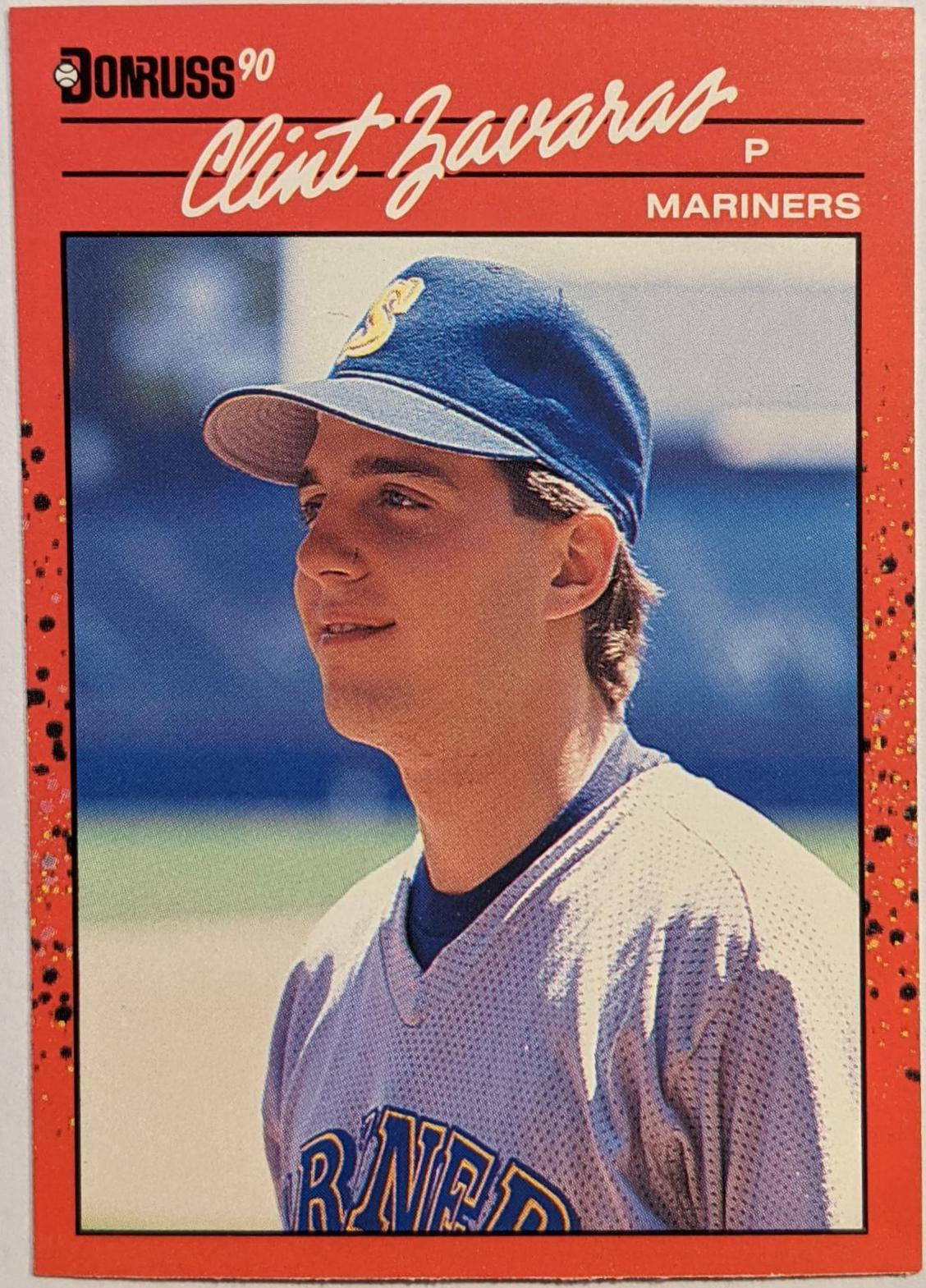 Clint Zavaras #662 Baseball Cards 1990 Donruss