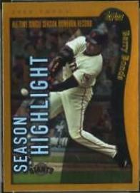 Barry Bonds #336 Baseball Cards 2002 Topps