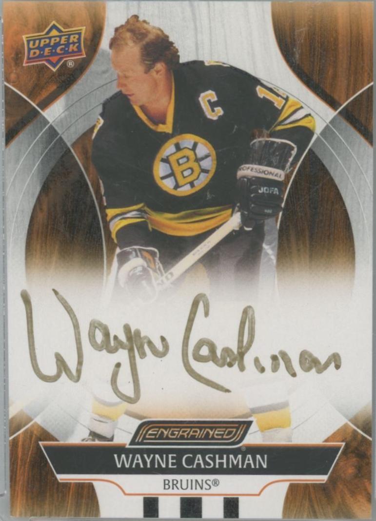Wayne Cashman #CA-WC 2024 Upper Deck Engrained Icons Autograph Hockey