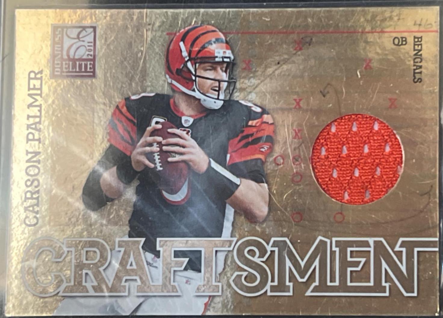 Carson Palmer #6 Football Cards 2011 Panini Donruss Elite Craftsmen