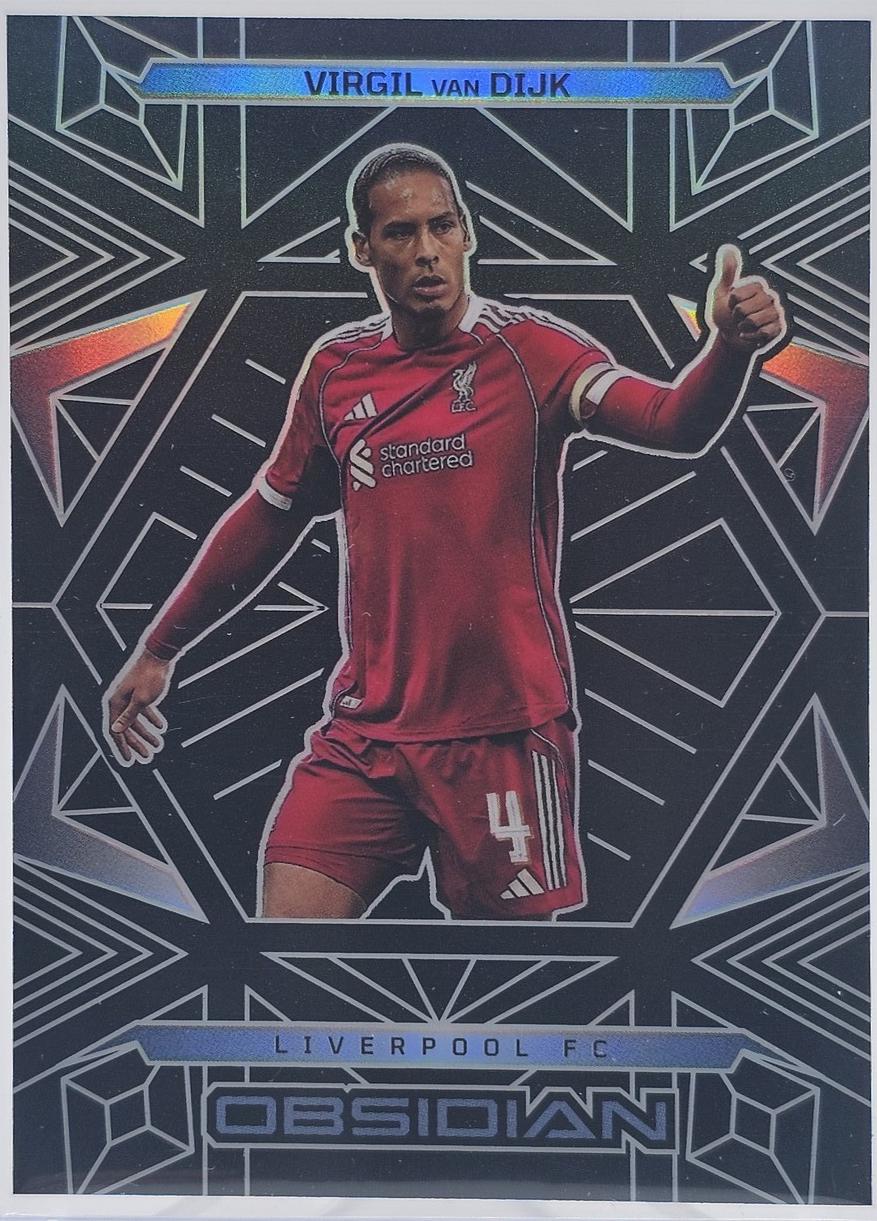 Virgil van Dijk #58 2025 Panini Obsidian Soccer