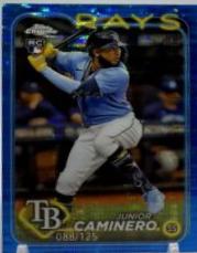 Junior Caminero [Sonar Blue Refractor] #213