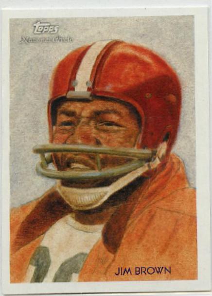 Jim Brown #C79 2009 Topps National Chicle Football