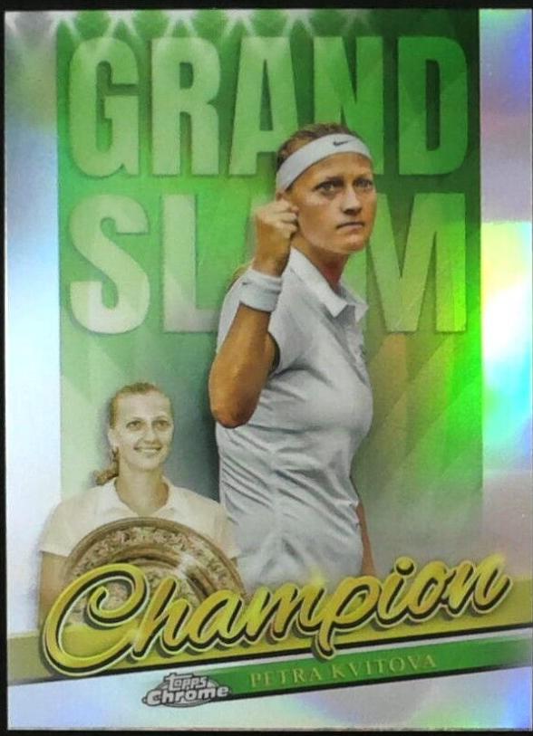 Petra Kvitova #GSC-PK Tennis Cards 2024 Topps Chrome Grand Slam Champions