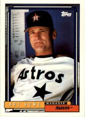 Art Howe #729 Baseball Cards 1992 Topps