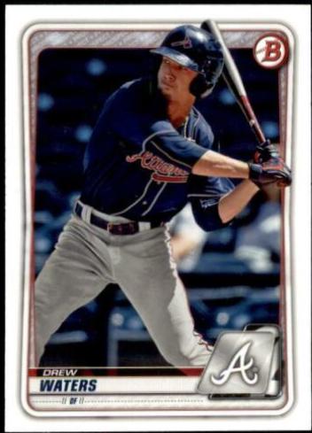 Drew Waters #BP-2 2020 Bowman Paper Prospects Baseball