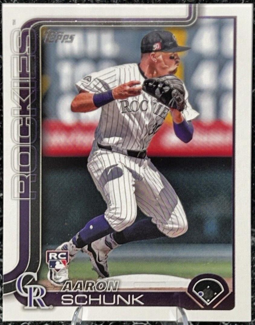 Aaron Schunk #196 Baseball Cards 2025 Topps