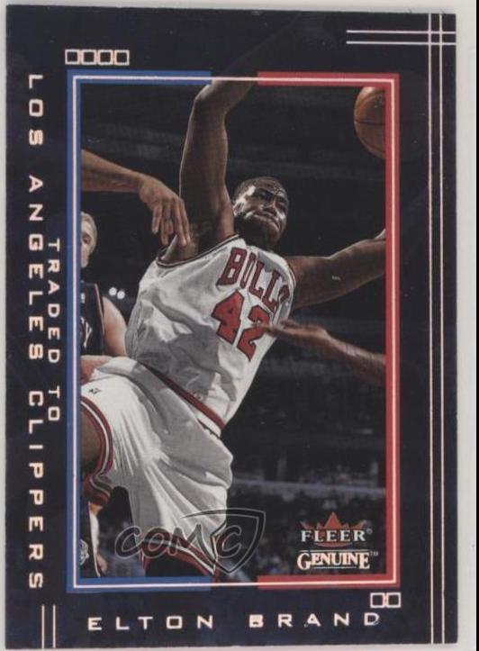Elton Brand #7 Basketball Cards 2001 Fleer Genuine