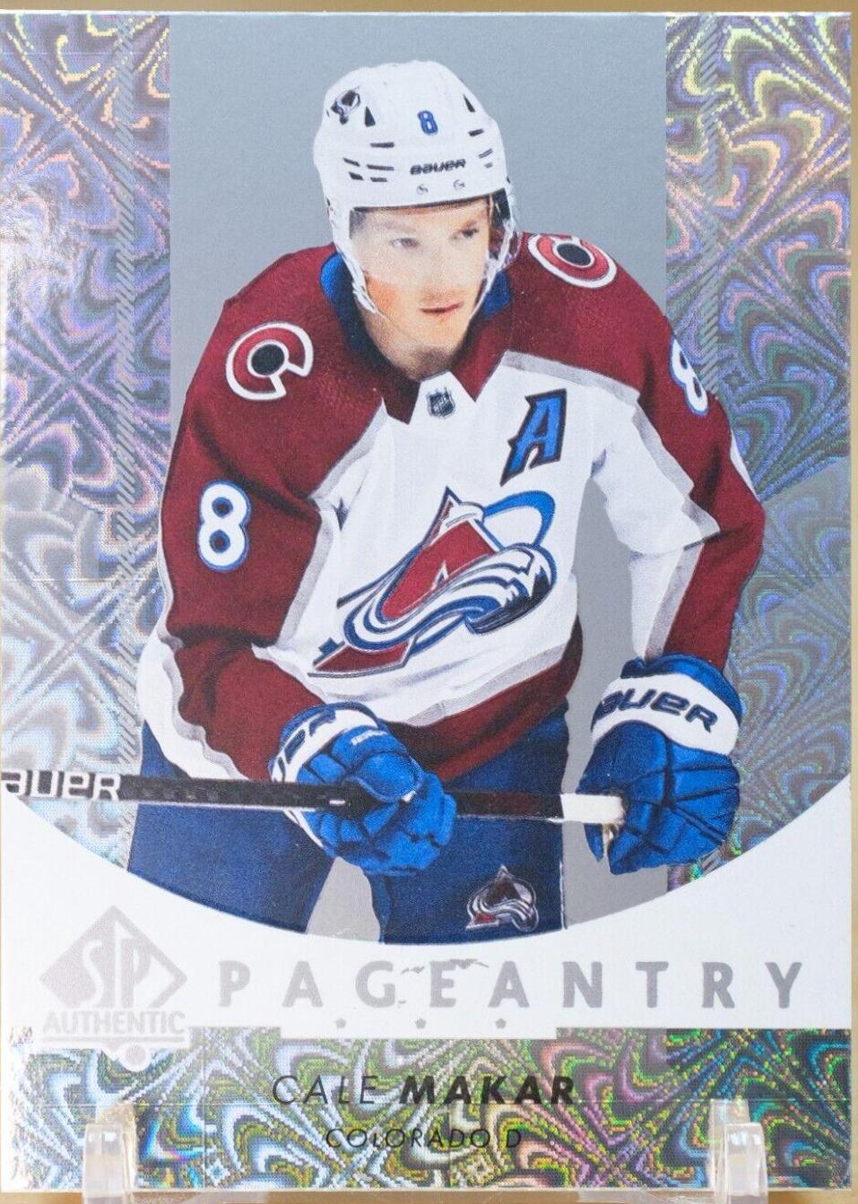 Cale Makar #P-38 Hockey Cards 2022 SP Authentic Pageantry