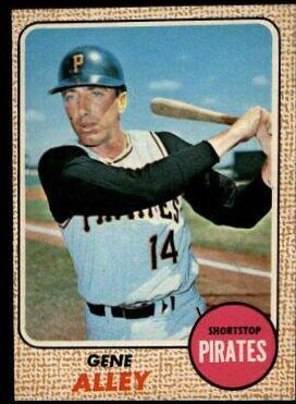 Gene Alley #53 Baseball Cards 1968 O Pee Chee